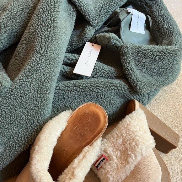 NWT Rebecca Minkoff Teddy jacket,NWT sage - Picture 10 of 10